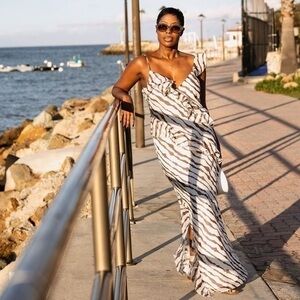 Women's Ruffle Ankle Length Dress - Future Collective™ with Jenee Naylor​